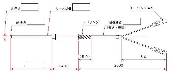 シース熱電対 スリーブ型T-35/株式会社サンコー